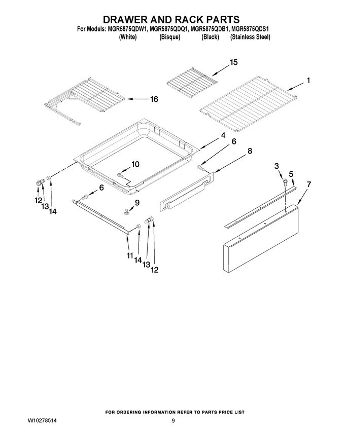 Diagram for MGR5875QDW1