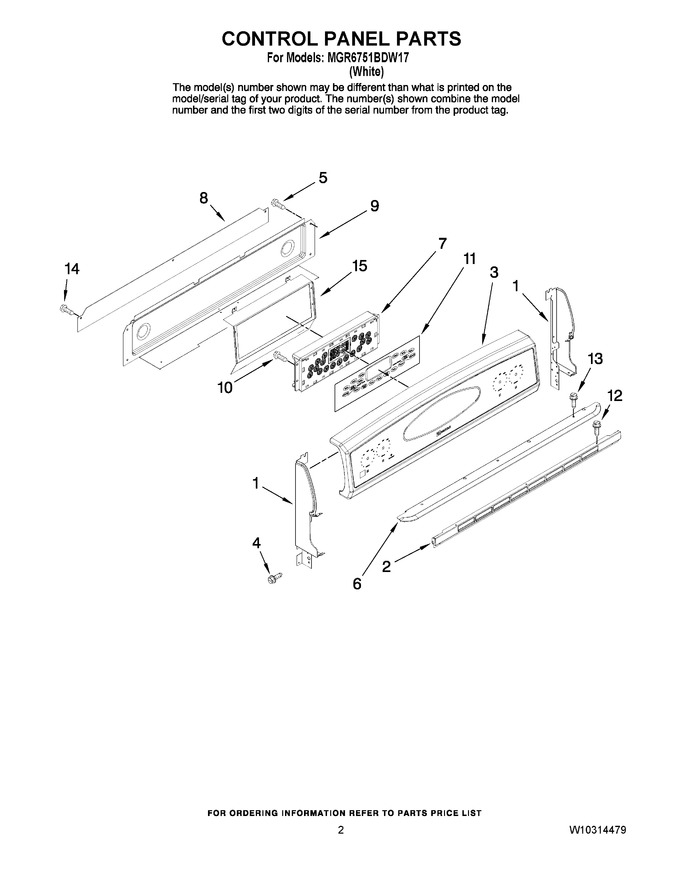 Diagram for MGR6751BDW17