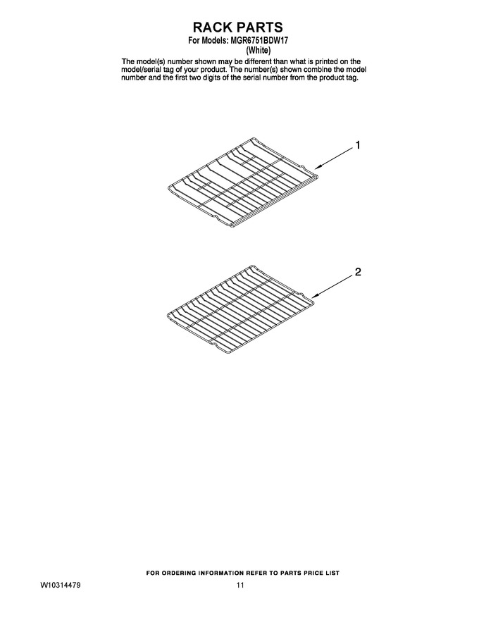 Diagram for MGR6751BDW17