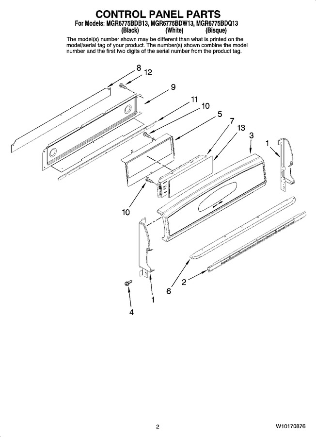 Diagram for MGR6775BDQ13