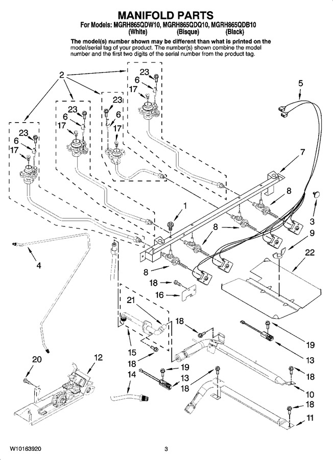 Diagram for MGRH865QDQ10