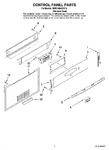 Diagram for 02 - Control Panel Parts