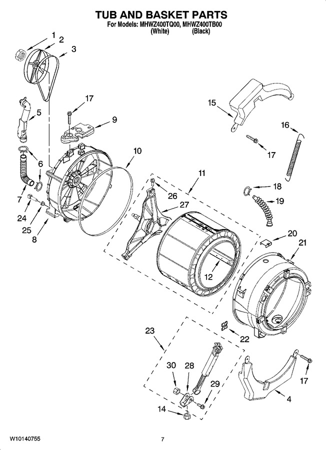 Diagram for MHWZ400TQ00