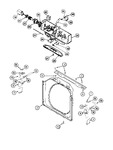 Diagram for 15 - Door Shroud & Door Latch Assembly (wash)