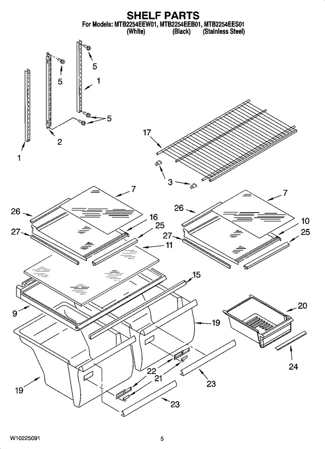 Diagram for MTB2254EES01