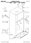 Diagram for 01 - Cabinet Parts