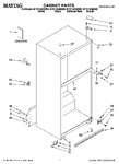 Diagram for 01 - Cabinet Parts