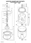 Diagram for 03 - Agitator, Basket And Tub Parts