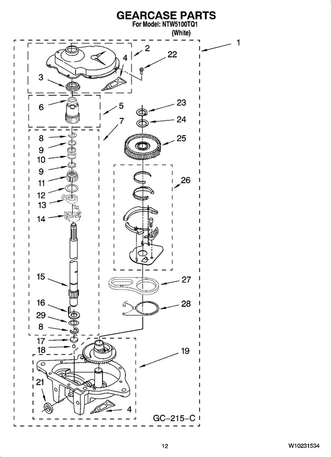 Diagram for NTW5100TQ1