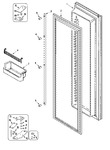 Diagram for 05 - Freezer Door (rjrs4270b)