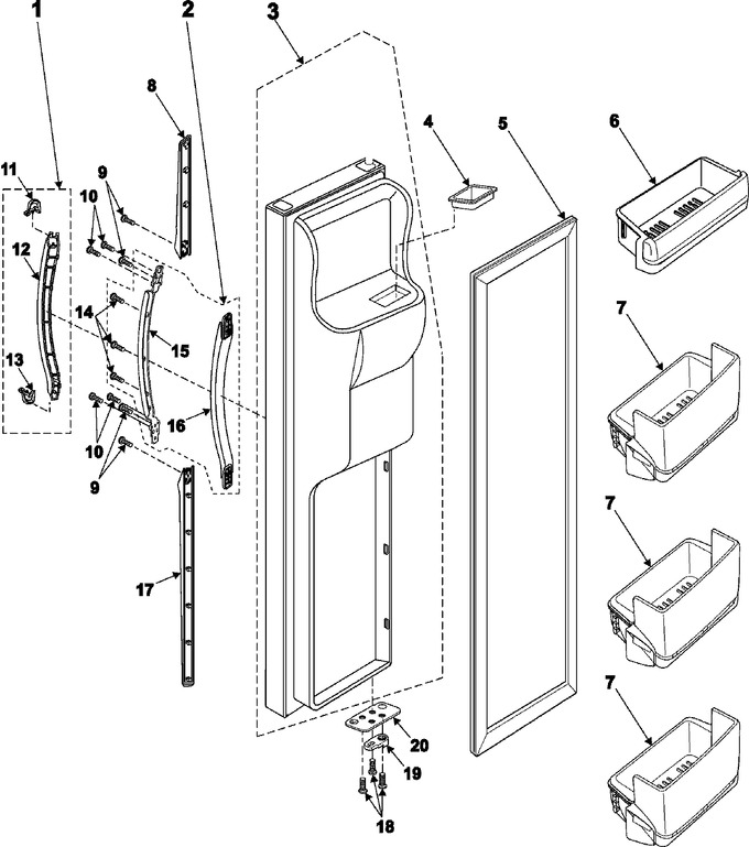 Diagram for RS2622SW/XAA