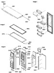 Diagram for 11 - Refrigerator Door, Door Trim And Handles