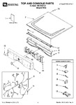 Diagram for 01 - Top And Console Parts