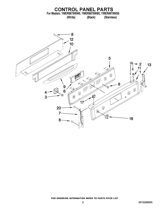 Diagram for YMER8875WB0