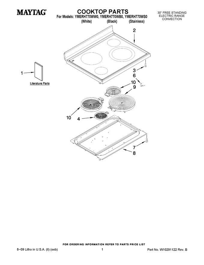 Diagram for YMERH770WB0