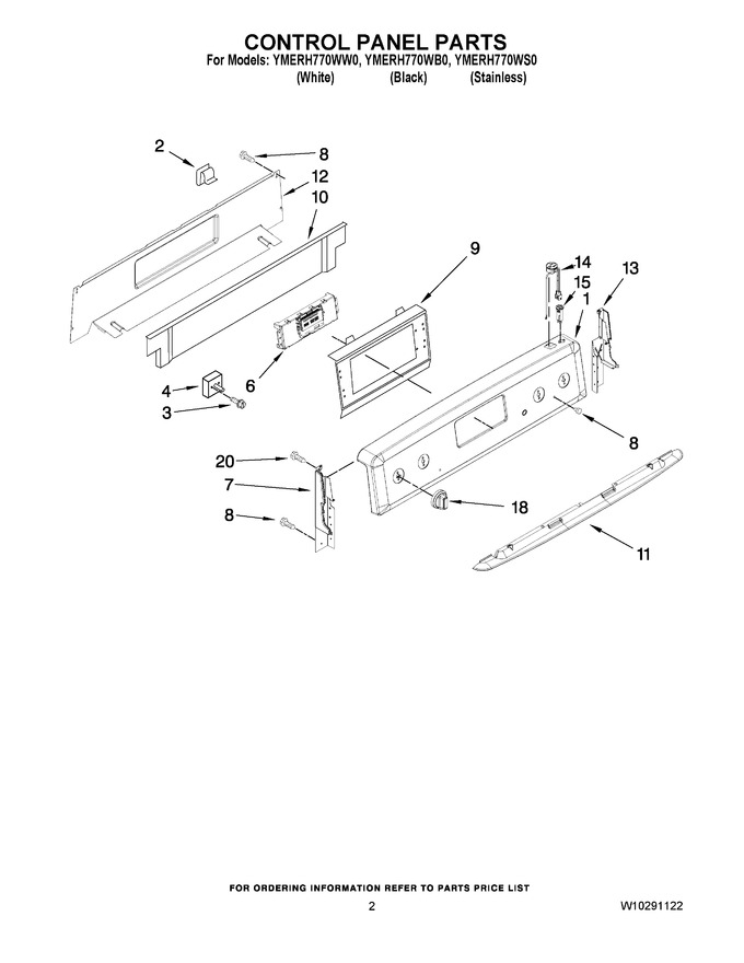 Diagram for YMERH770WB0