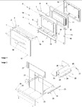 Diagram for 04 - Oven Door And Storage Drawer