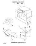 Diagram for 02 - Freezer Liner Parts