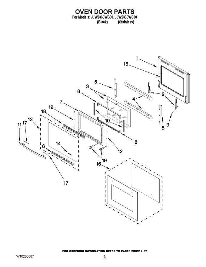 Diagram for JJW2330WB00