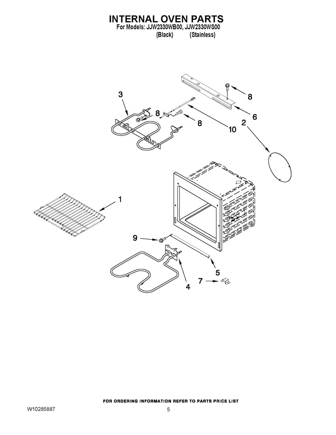 Diagram for JJW2330WB00