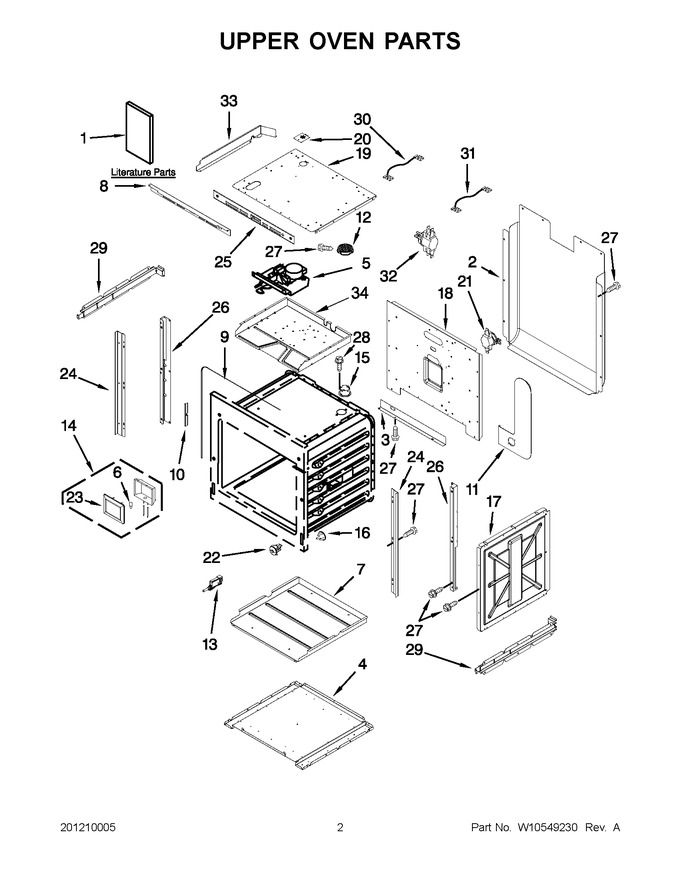 Diagram for JJW3830WS02