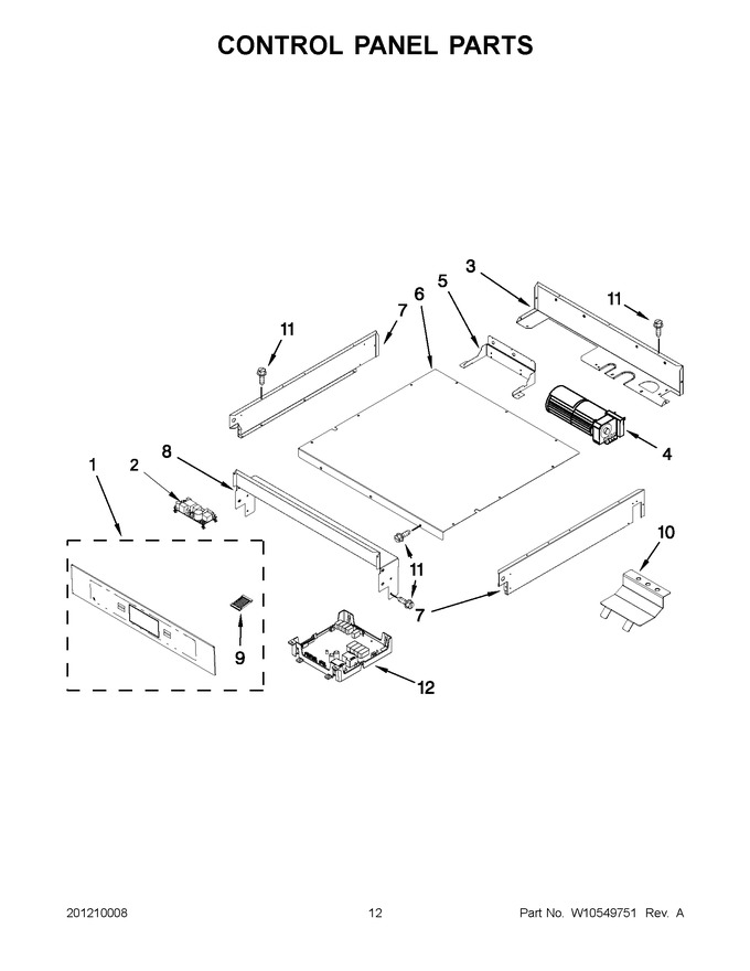 Diagram for JJW3830WP02