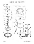 Diagram for 03 - Basket And Tub Parts