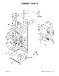 Diagram for 01 - Cabinet Parts