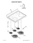 Diagram for 01 - Cooktop Parts