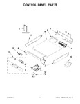 Diagram for 01 - Control Panel Parts