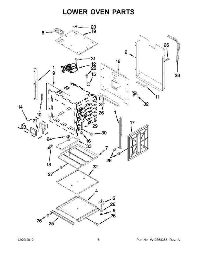 Diagram for JJW2830WB02