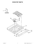 Diagram for 01 - Cooktop Parts