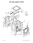 Diagram for 01 - Top And Cabinet Parts