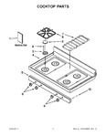 Diagram for 01 - Cooktop Parts