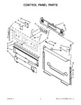 Diagram for 02 - Control Panel Parts