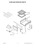 Diagram for 05 - Oven And Broiler Parts