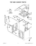 Diagram for 01 - Top And Cabinet Parts