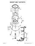 Diagram for 03 - Basket And Tub Parts