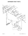 Diagram for 10 - Dispenser Front Parts