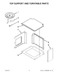 Diagram for 08 - Top Support And Turntable Parts