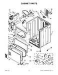 Diagram for 02 - Cabinet Parts