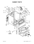 Diagram for 01 - Cabinet Parts