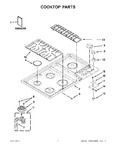 Diagram for 01 - Cooktop Parts