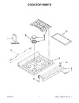 Diagram for 01 - Cooktop Parts