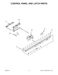 Diagram for 02 - Control Panel And Latch Parts