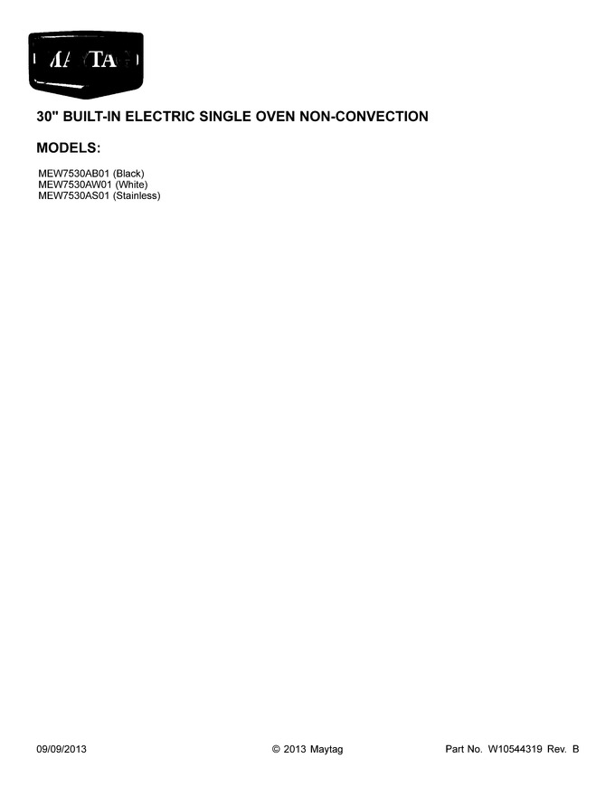 Diagram for MEW7530AS01