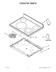 Diagram for 01 - Cooktop Parts