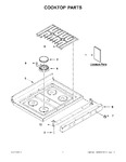 Diagram for 01 - Cooktop Parts