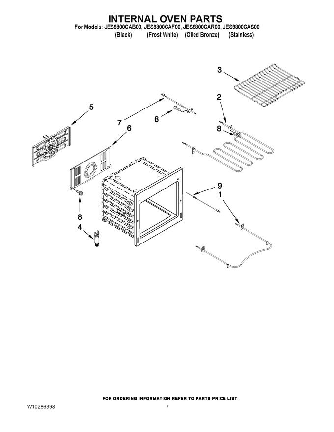 Diagram for JES9800CAS00