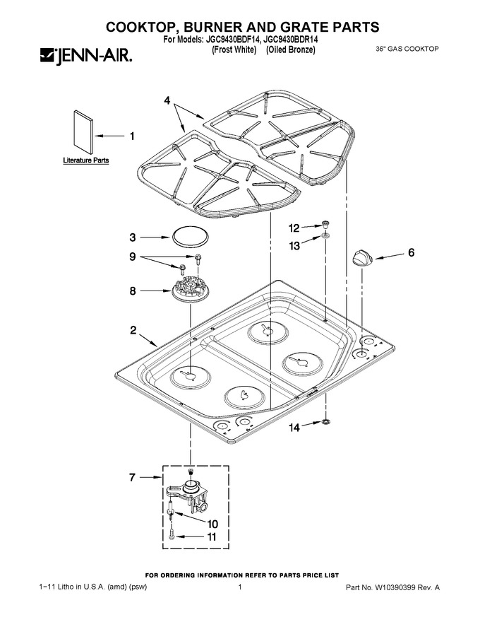 Diagram for JGC9430BDR14